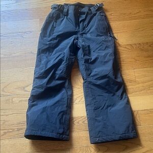Columbia Charcoal Kids Snow Pants 10-12 like new